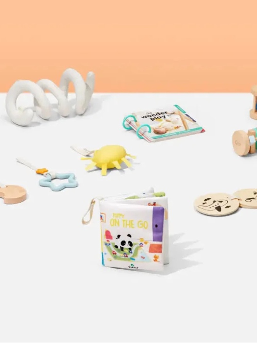 KiwiCo Let's Sense Kit | Baby Sensory Toys For 3/4 Months Old | Panda Crate